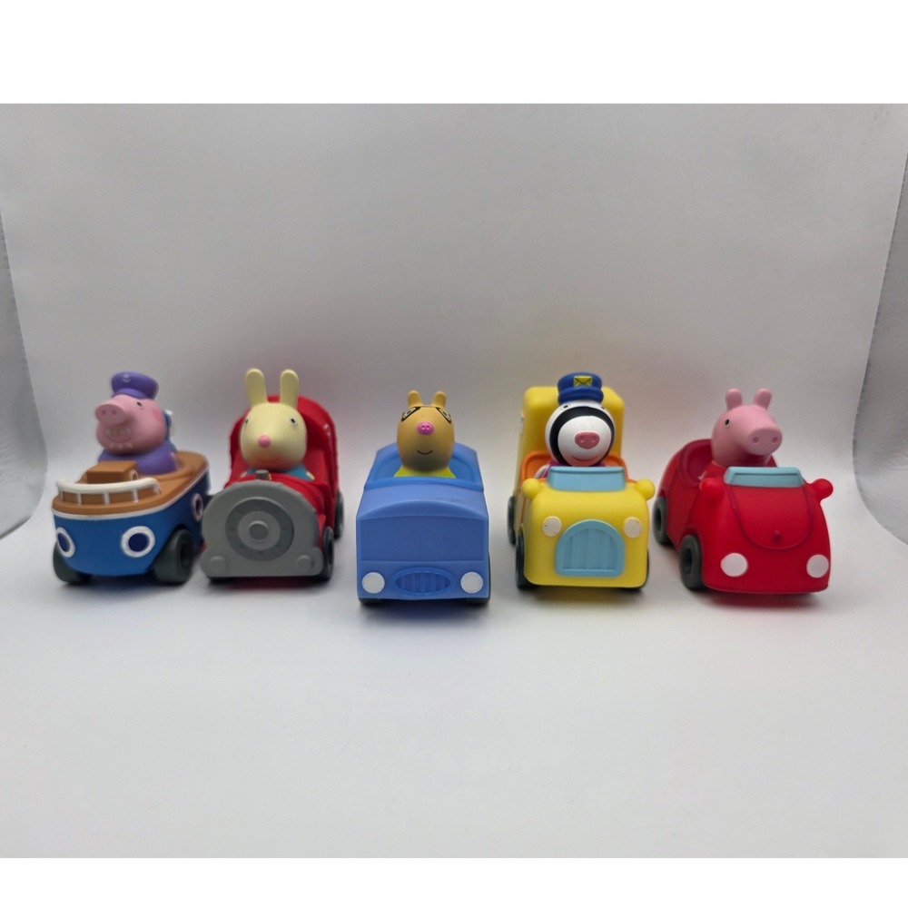 Peppa Pig Peppa's Adventures Mini Buggy Racer Vehicle Bundle Lot Cars Jazwares